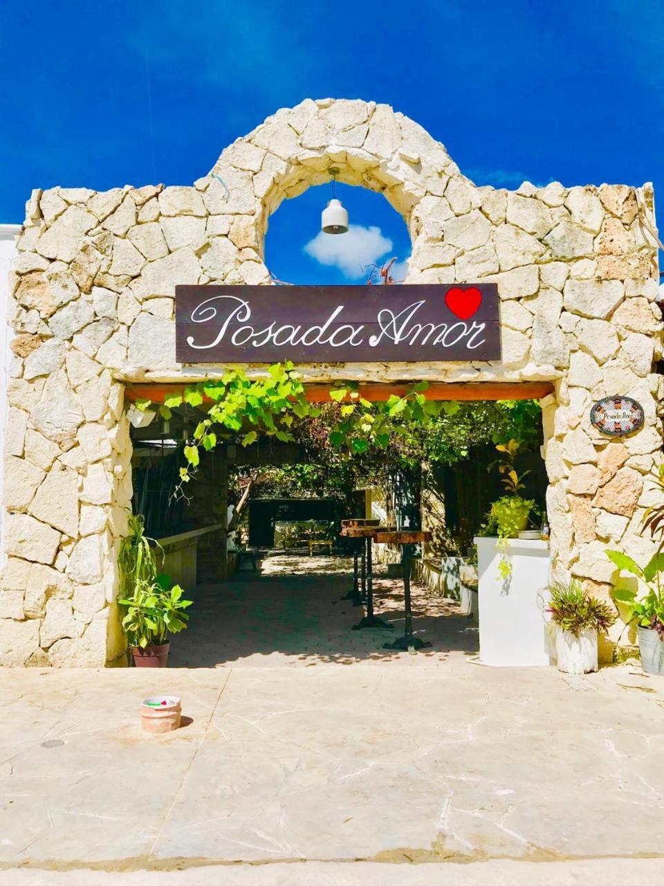 Posada Amor Hotel Boutique Puerto Morelos Exteriör bild